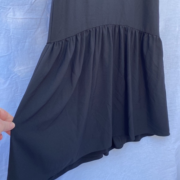 Eliza J Black Sleeveless Dress With Collar - Picture 2 of 11